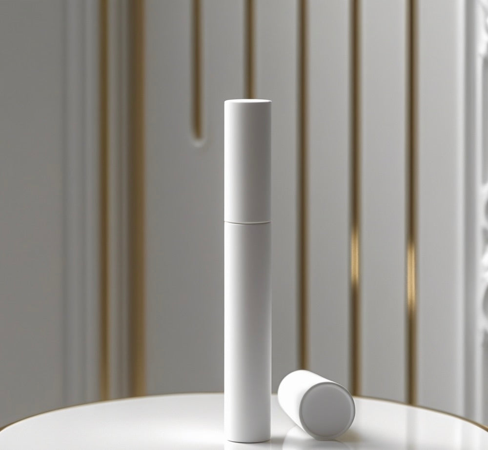 Biodegradable PLASTIC FREE Plant Fiber Eyeliner Tube. Available In White, Black Or Custom