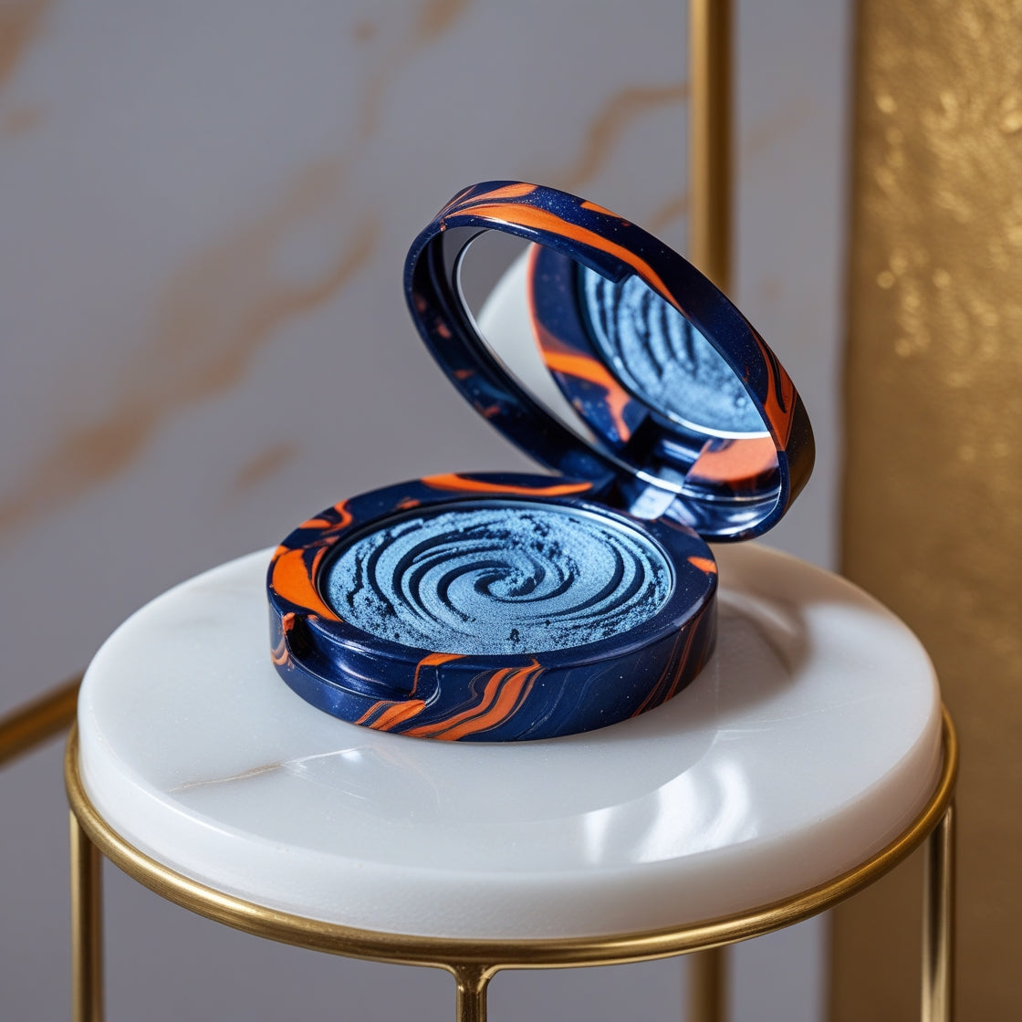 Biodegradable Compact - 57mm Pan Large. Available In White Or Black