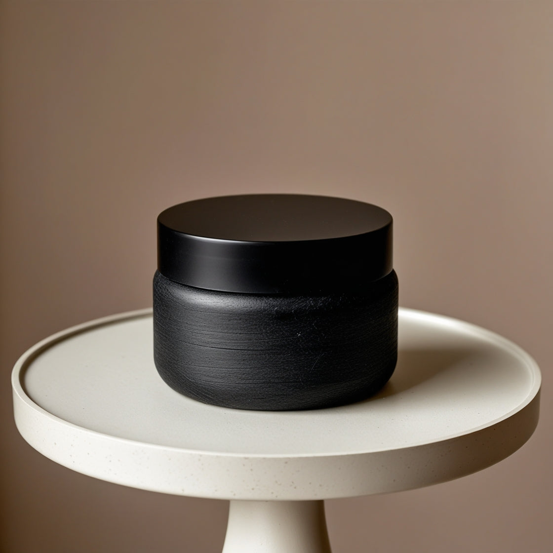 Biodegradable PLASTIC FREE Plant Fiber Jar - 60ml Large. Available In White, Black Or Custom