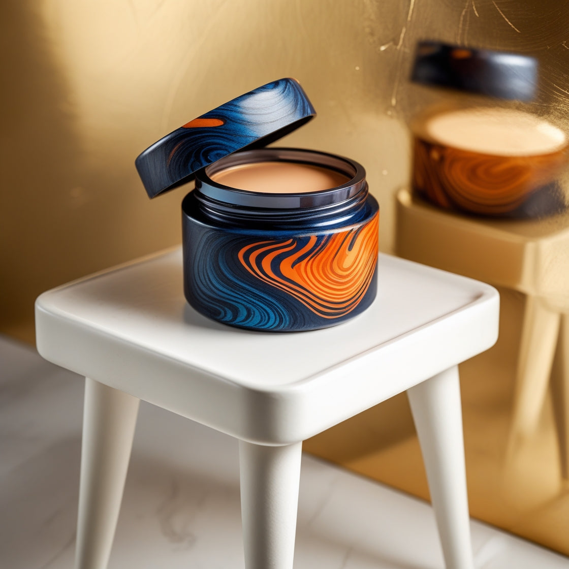 Biodegradable Jar - 60ml Large. Available In White Or Black