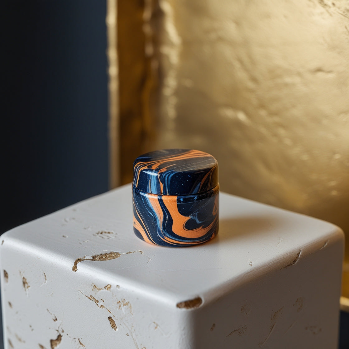 Biodegradable Jar -7ml X-Small. Available In White Or Black