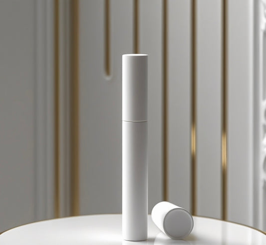 Biodegradable PLASTIC FREE Plant Fiber Eyeliner Tube. Available In White, Black Or Custom