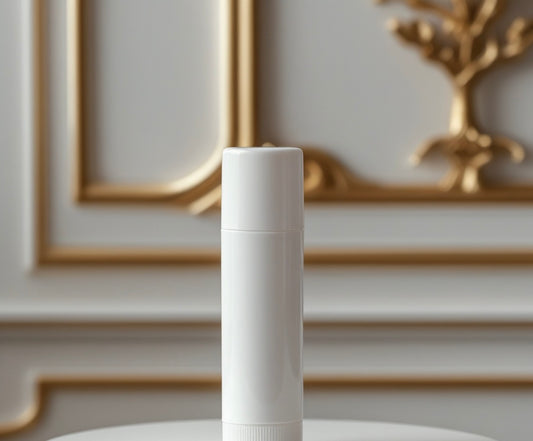 Biodegradable PLASTIC FREE Plant Fiber Lip Balm Tube. Available In White, Black Or Custom