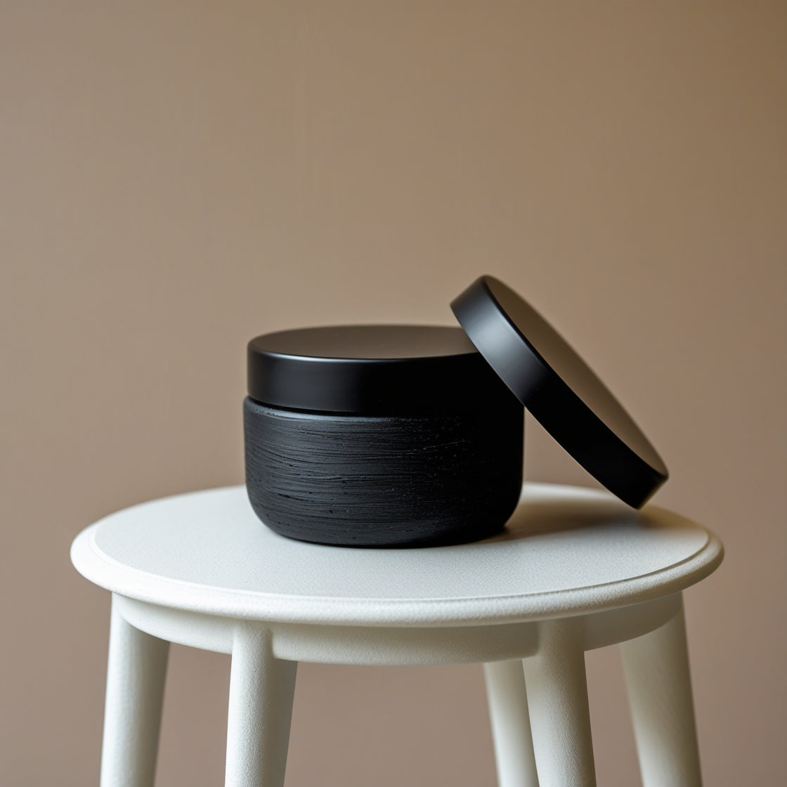 Biodegradable PLASTIC FREE Plant Fiber Jar - 30ml Medium. Available In White, Black Or Custom