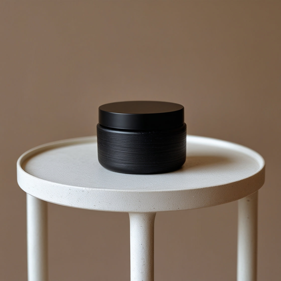 Biodegradable PLASTIC FREE Plant Fiber Jar - 15ml Small. Available In White, Black Or Custom